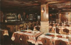 The Evergreens Bavarian Rathskeller Interior, Dundee, IL Postcard