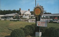Colony Motel Postcard
