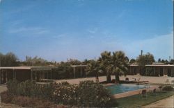 Horizon Motel, Swimming Pool, Yuma, AZ Postcard
