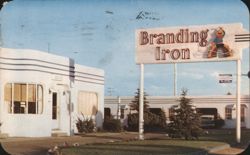 Branding Iron Auto Lodge, Laramie, Wyoming Postcard
