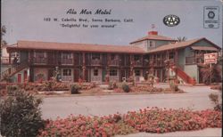 Ala Mar Motel, 102 W. Cabrillo Blvd. Postcard