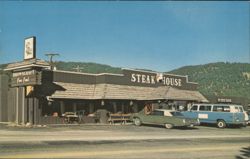 BROWNCRRAFT Steak House Woodland Park CO Postcard