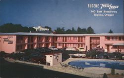 Eugene TraveLodge - 540 East Broadway Postcard