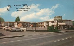 Eugene Travelodge Motel, 540 East Broadway, Heated Pool Postcard