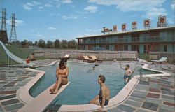 Stardust Motor Inn, Restaurant Cocktail Lounge Postcard
