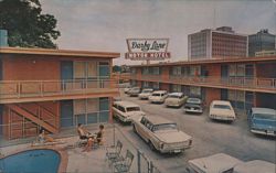 Darby Lane Motor Hotel Postcard