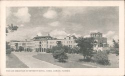 San Sebastian Apartment Hotel, Coral Gables, FL Postcard