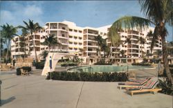 Palm Beach Towers Luxurious Pool & Patio Postcard