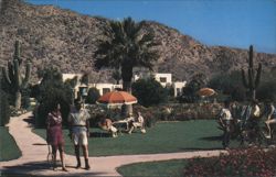 Colorful Camelback Inn, Phoenix, AZ - Beautiful Grounds Postcard