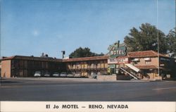 El Jo Motel - Reno, Nevada Postcard