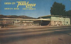 Carson City Travelodge, 1400 N. Carson St., NV Postcard