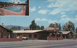 Sands Motel, Heated Pool, TV, Carson City, Nevada Postcard