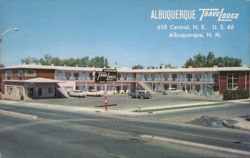 Albuquerque Travelodge, 615 Central, US 66 Postcard