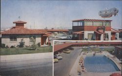 Glenn Vegas Motel, Swimming Pool, Las Vegas Postcard