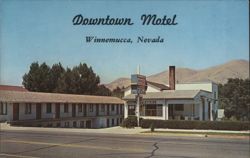 Downtown Motel Winnemucca NV - Highway 40 East Postcard