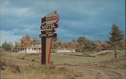 EDEN ROC MOTEL & COFFEE SHOP Postcard
