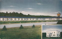 Blue Moon Motel, Ste-Marie, QC Postcard