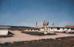 Mount Eisenhower Motor Court, 20 New Units, AMA & AAA Postcard