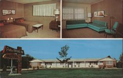 Pat-i-O Drive In and Motel, Sister Bay, WI Postcard