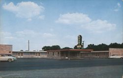 Brant Motel - Highland, Indiana Postcard