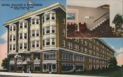 Hotel Walton & TV Lounge, 140 South Tennessee Avenue Postcard