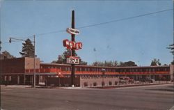 Town Aire Motel, Reno, Nevada Postcard