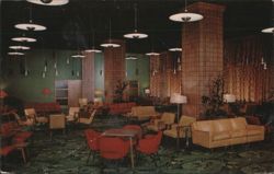 Main Lobby, YMCA Hotel Postcard