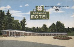 DOGWOOD MOTEL 4698 Buford Hwy U.S. 23 Doraville GA Postcard