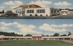Rip's Restaurant, Cocktail Lounge & Motel, Mitchellville, MD Postcard