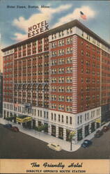 Hotel Essex, Opposite South Station Postcard