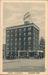 Hotel Campbell, Rochester, MN Postcard