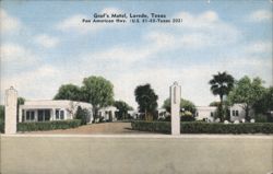 Graf's Motel, Pan American Hwy., Laredo, TX Postcard