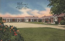 Millecam's Motel 40 on US 40, Vernal, UT Postcard