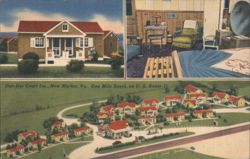 Don-Dee Court Inc., New Market, VA - Motel Units & Interior Postcard