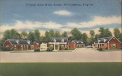 Princess Anne Motor Lodge, Williamsburg, Virginia Postcard