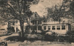 Outpost Inn, Ridgefield, CT Postcard