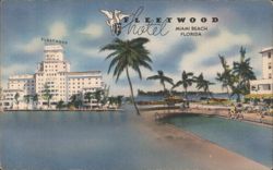 Fleetwood Hotel, Cabana Colony and Yacht Club Postcard