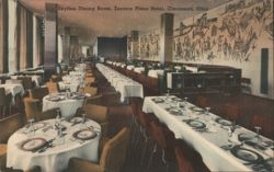 Skyline Dining Room, Terrace Plaza Hotel, Cincinnati, OH Postcard