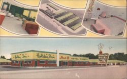 Holiday Inn Hotel Courts, U.S. 70-79-64, Memphis, TN Postcard
