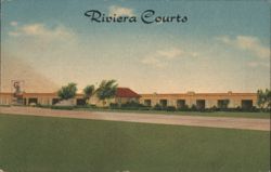 Riviera Courts Motel, Miami, OK Postcard