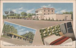 Uncle Sam's Hotel & Motel, Niagara Falls, Canada Postcard