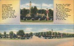 Coral Court Motor Court, US Highway 66, St. Louis MO Postcard