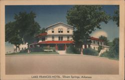 Lake Frances Hotel, Siloam Springs, Arkansas Postcard