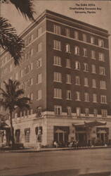 Hotel SARA SOTA Overlooking Sarasota Bay Postcard