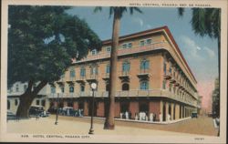 Hotel Central, Cathedral Park, Panama Postcard