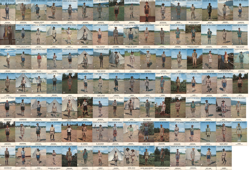 Complete Set of 111 Scouts of the World 1968 w/Box