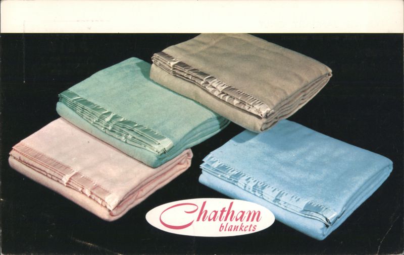 Chatham Blankets Free Blanket & Silver Dish Offer Advertising