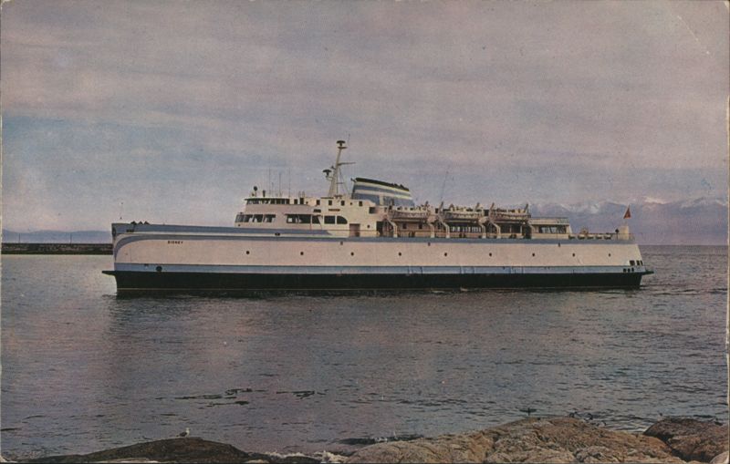 M.V. Sidney Ferry, BC Govt. Service Tsawwassen Swartz Bay Canada
