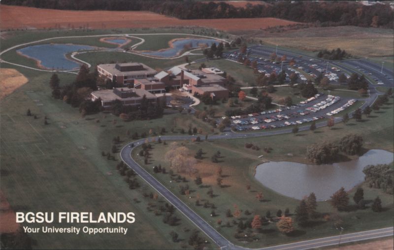 BGSU Firelands College Campus Aerial View Lakes Huron Ohio