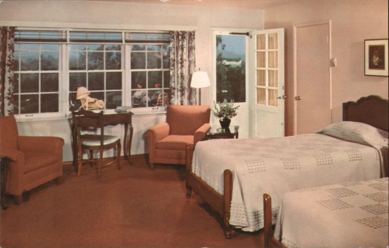 Cottage Bed-Sitting Room, The Inn, Rancho Santa Fe California